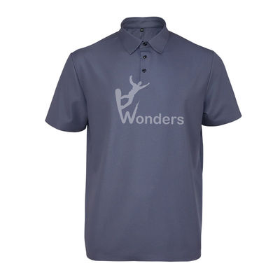 Camiseta de polo deportiva para hombres transpirable sudor rápido collar de solapa manga media